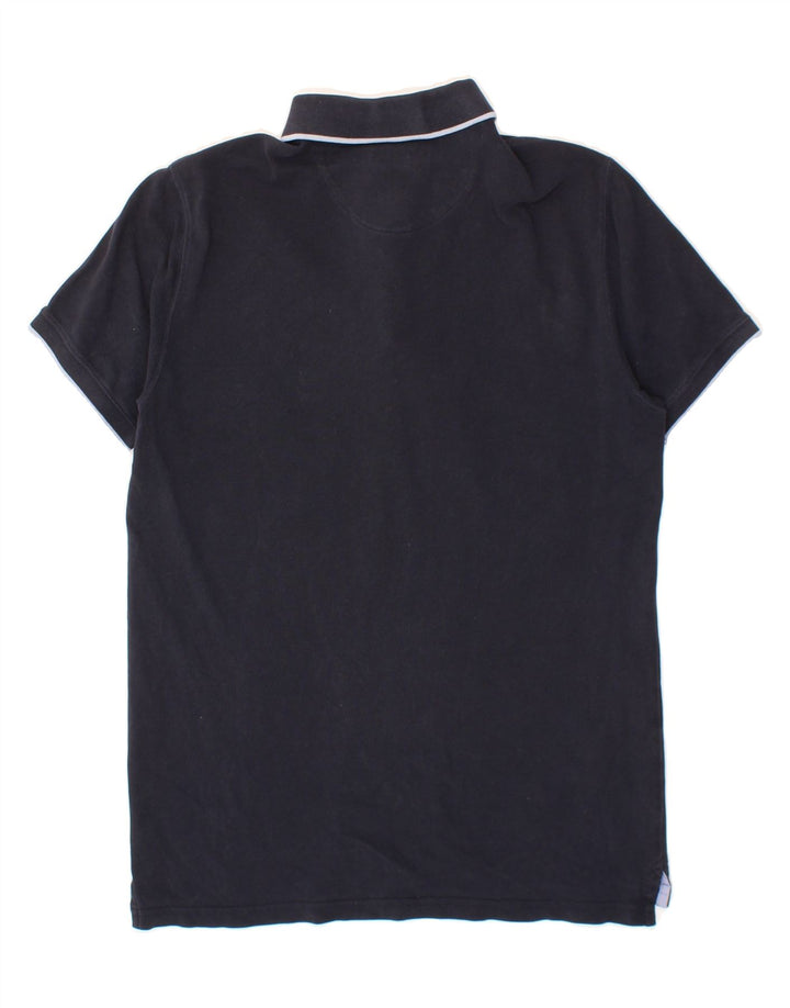 MASSIMO DUTTI Mens Polo Shirt Small Navy Blue Vintage Massimo Dutti and Second-Hand Massimo Dutti from Messina Hembry 