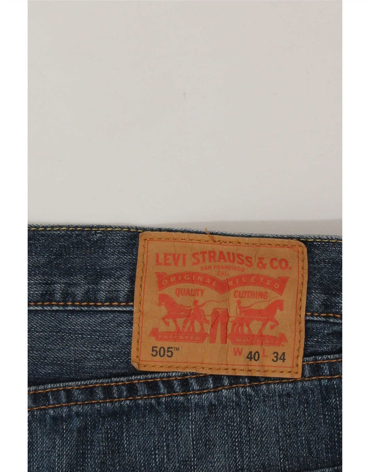 Męskie spodenki jeansowe Levi's 505 W40 XL granatowe