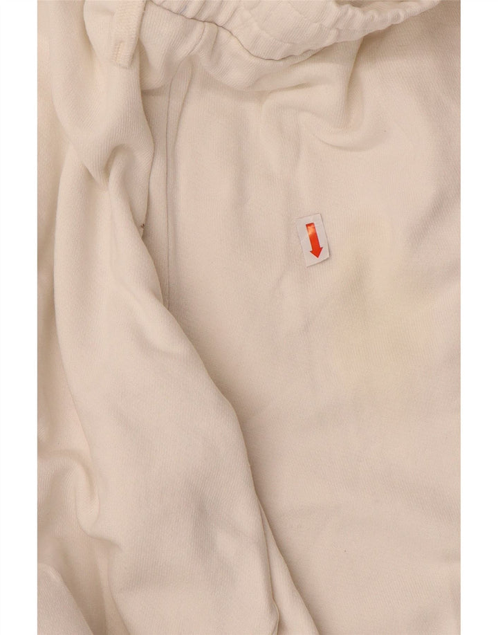 Damskie spodnie dresowe Puma Joggers UK 14 Średnia biała bawełna