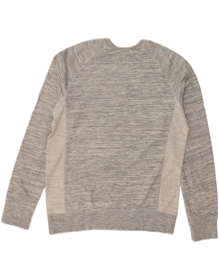 CHAMPION Mens Sweatshirt Jumper Medium Grey Flecked Cotton