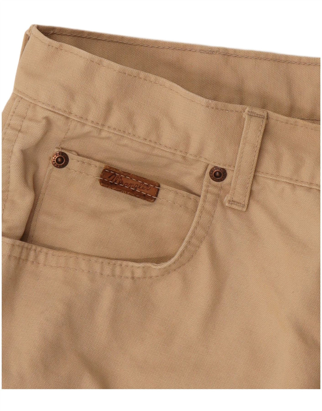 Spodnie męskie Wrangler Straight Casual W32 L29 Beżowe