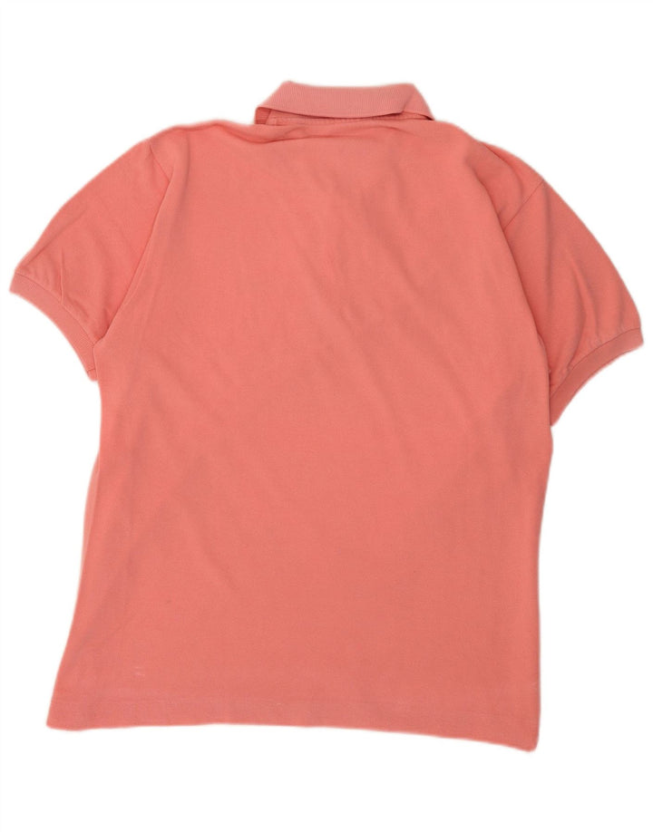 Męska koszulka polo Lacoste, rozmiar 4, średnia, różowa, bawełniana