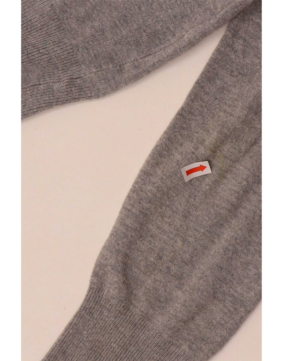Marks & Spencer Damski sweter ze stretchem, UK 10, mały, szary, nakrapiany
