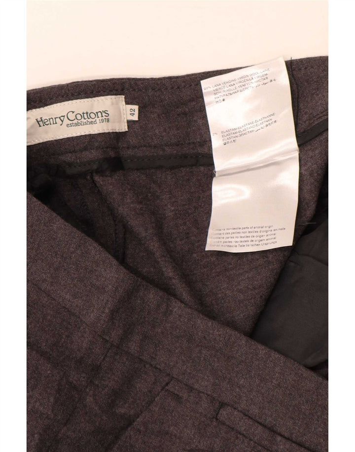 Spodnie damskie Henry Cottons IT 42 Medium W30 L26 Szara wełna