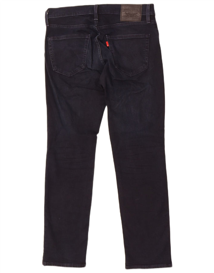 Męskie jeansy Levi's 511 Slim W33 L30 Granatowa bawełna