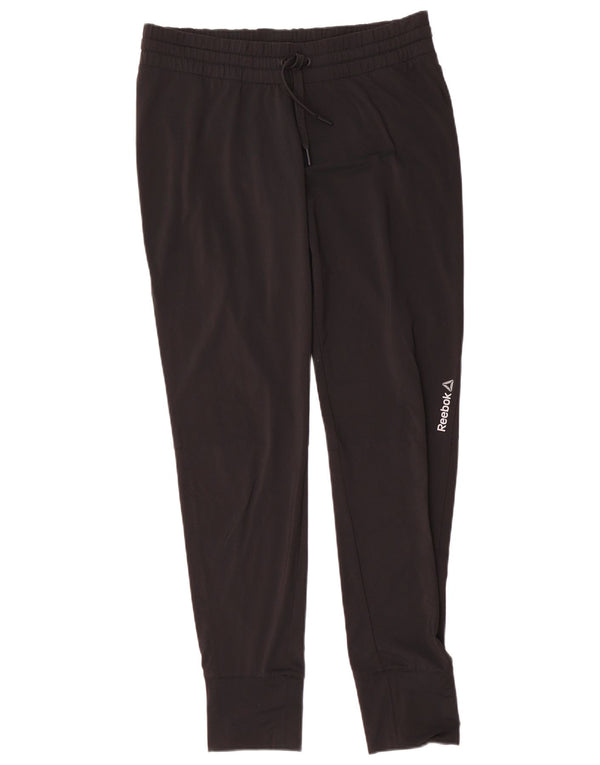 Damskie spodnie dresowe Reebok Graphic Joggers UK 12/14 Średnia czerń