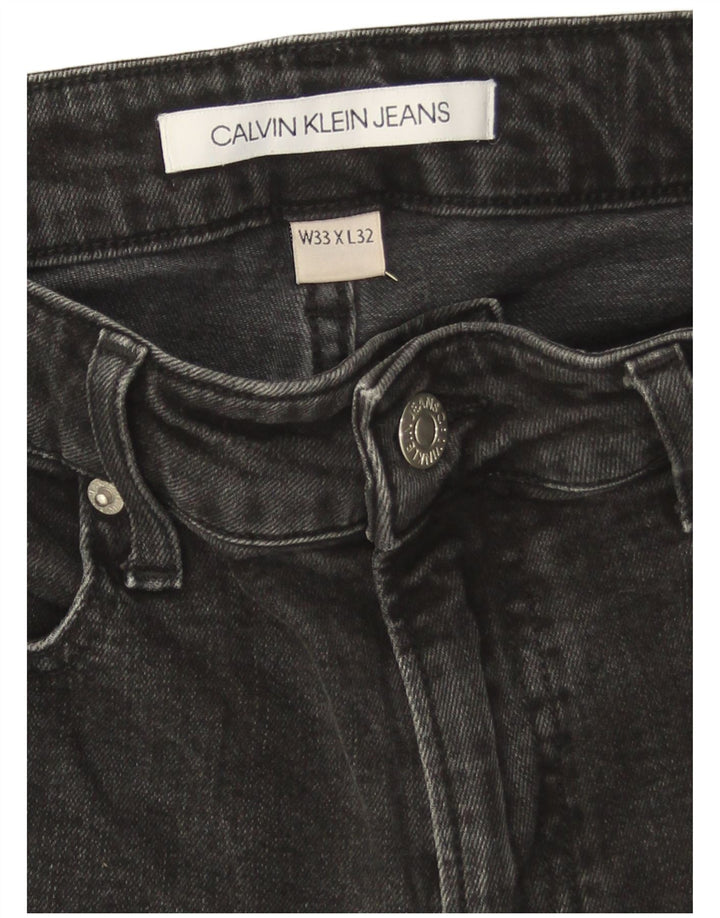 Męskie jeansy obcisłe Calvin Klein W33 L32 szare