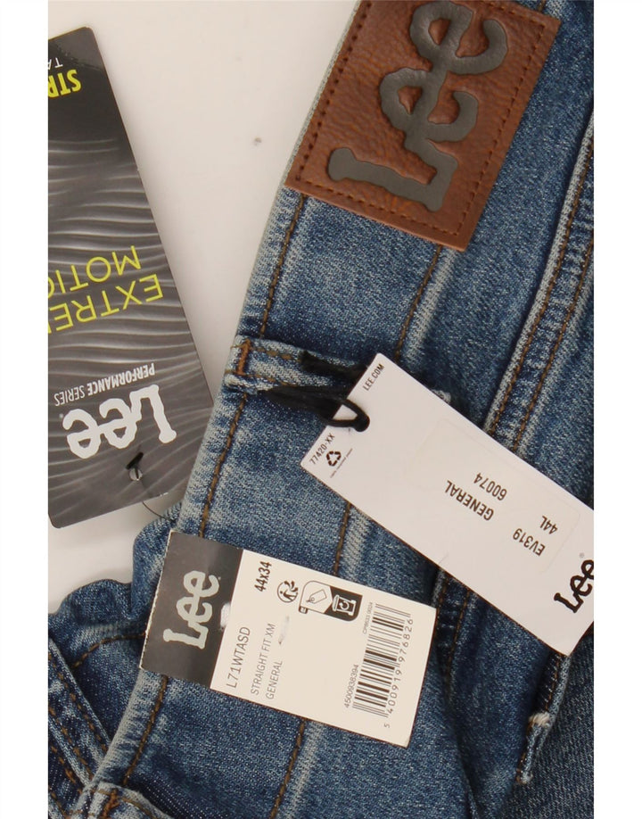 Męskie jeansy Lee Straight Tapered W44 L34 Niebieskie bawełniane