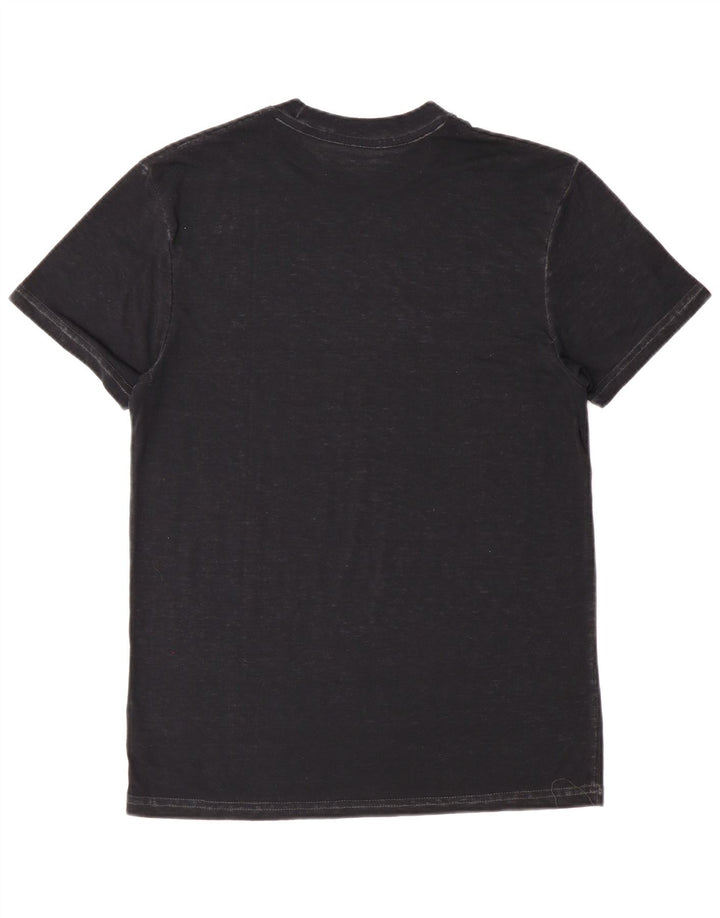 T-shirt męski Hard Rock Cafe Amsterdam z grafiką, średni czarny, bawełniany