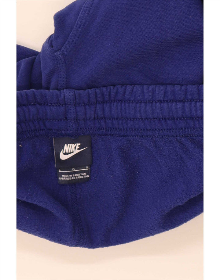 Męskie spodnie dresowe Nike, duże, niebieskie, bawełniane
