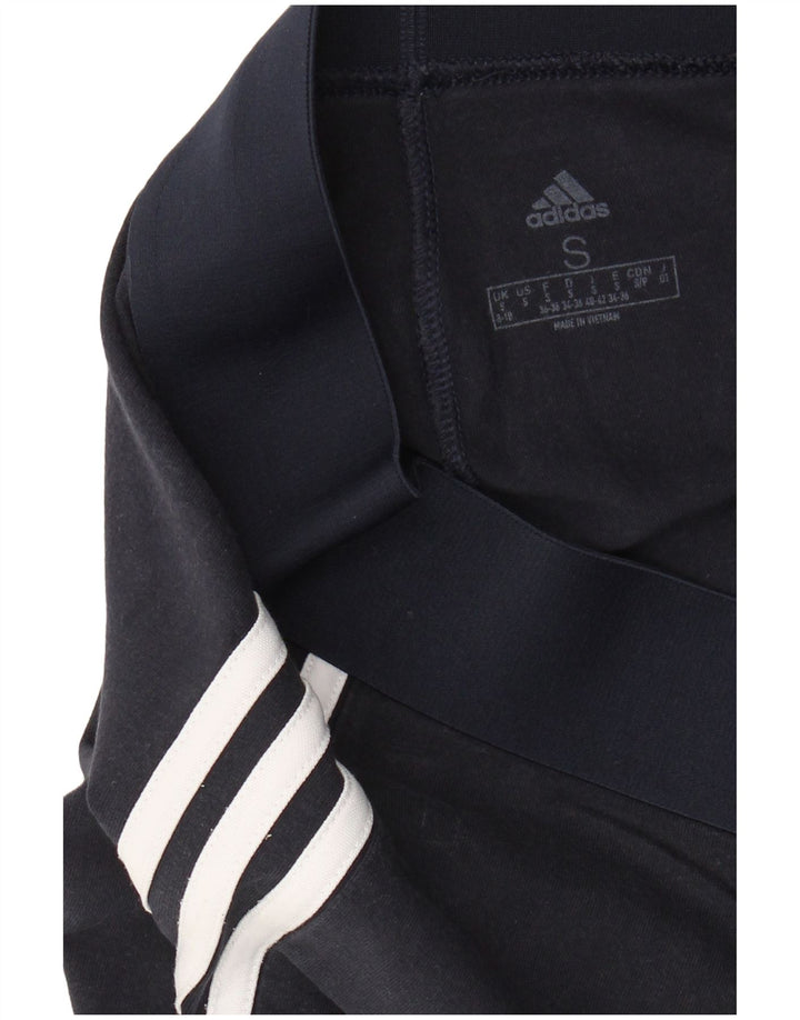 Legginsy damskie ADIDAS UK 8/10, małe, granatowe