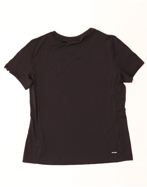Damska koszulka Adidas Climalite Top UK 20/22 XL Czarny poliester
