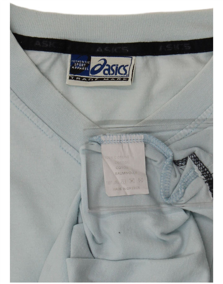 Męska koszulka Asics Top 2XL, niebieska bawełna