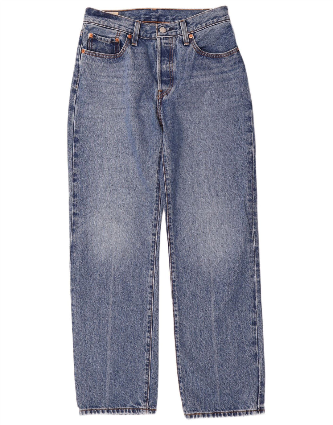 Damskie jeansy Levi's 501 Straight W26 L30 Niebieskie bawełniane, lata 90-te