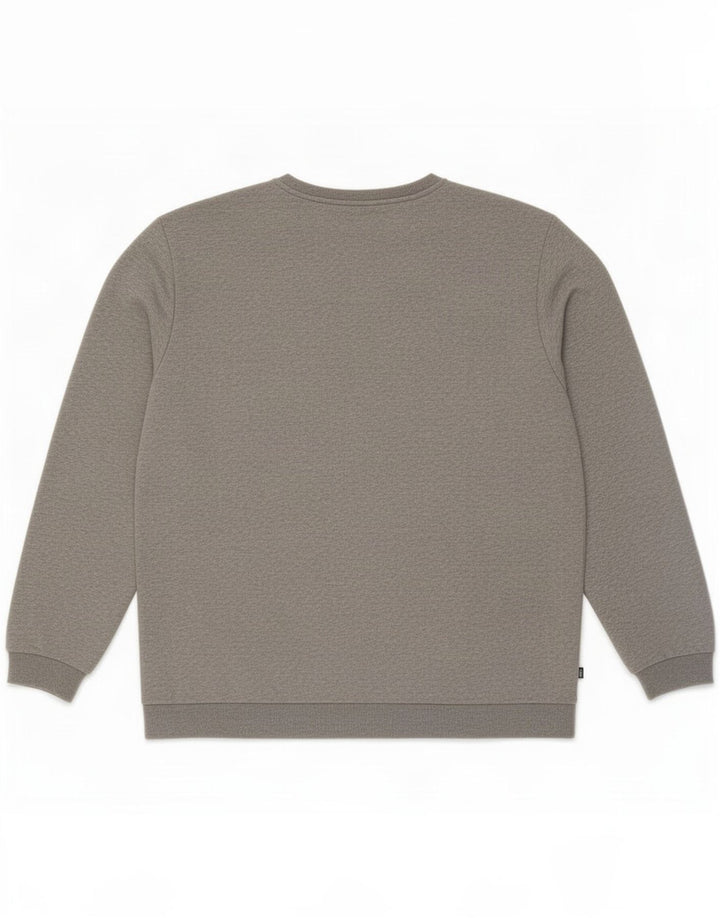 Męska bluza z grafiką Puma, sweter 4XL, szara, nakrapiana bawełna