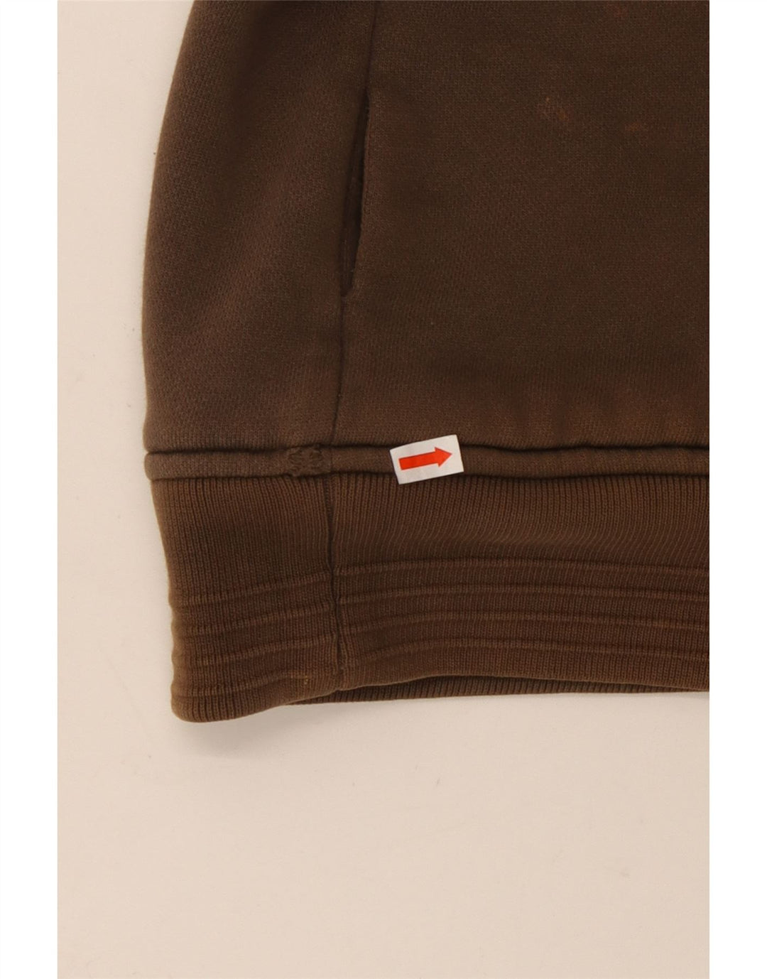 Męski sweter z kapturem i grafiką ANIMAL, duży, brązowy, bawełniany