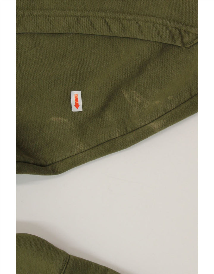 Męska bluza z kapturem ADIDAS z grafiką XS, bawełniana w kolorze khaki