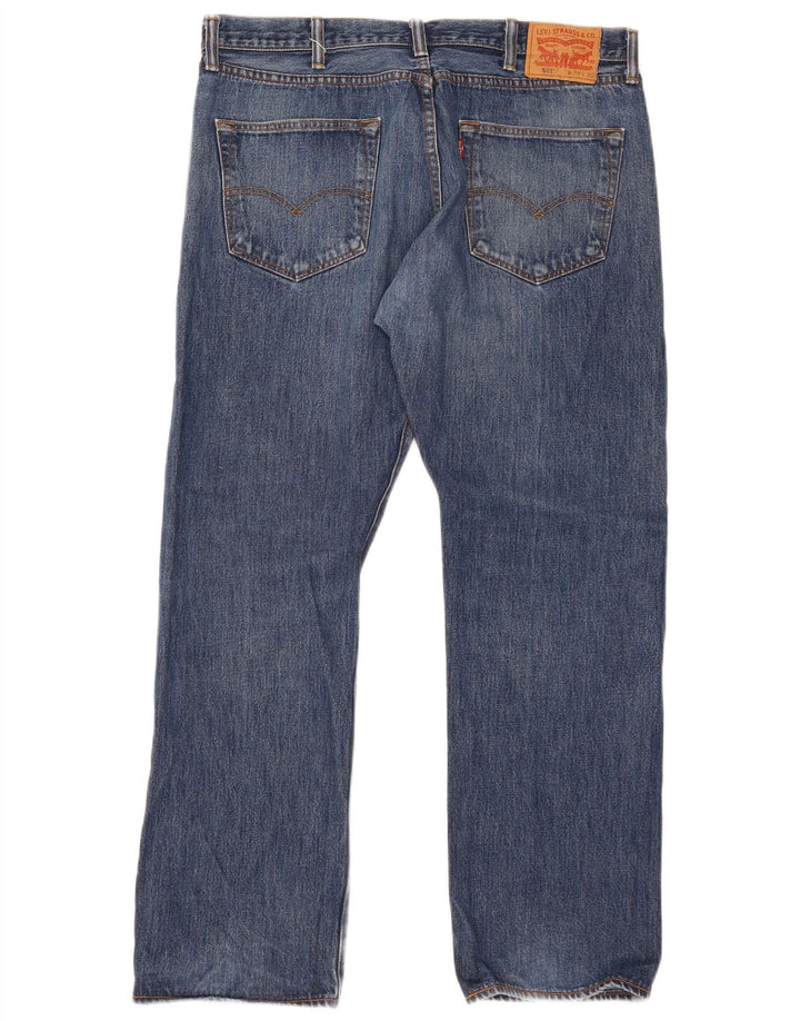 Męskie jeansy Levi's 501 Straight W38 L30 Niebieskie bawełniane