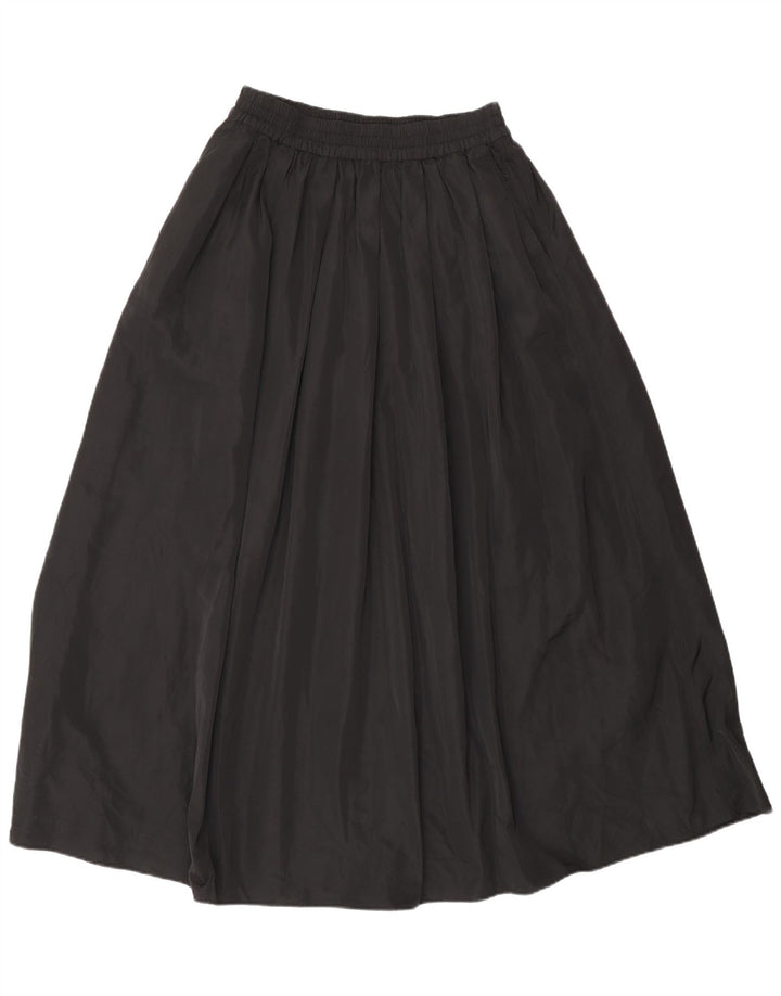 Damska rozkloszowana spódnica Zara XS W30 Czarny poliester
