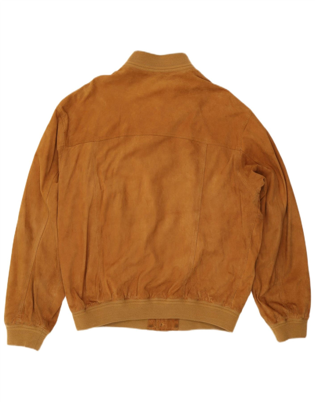 Vintage męska zamszowa kurtka bomber IT 56 3XL brązowa skóra
