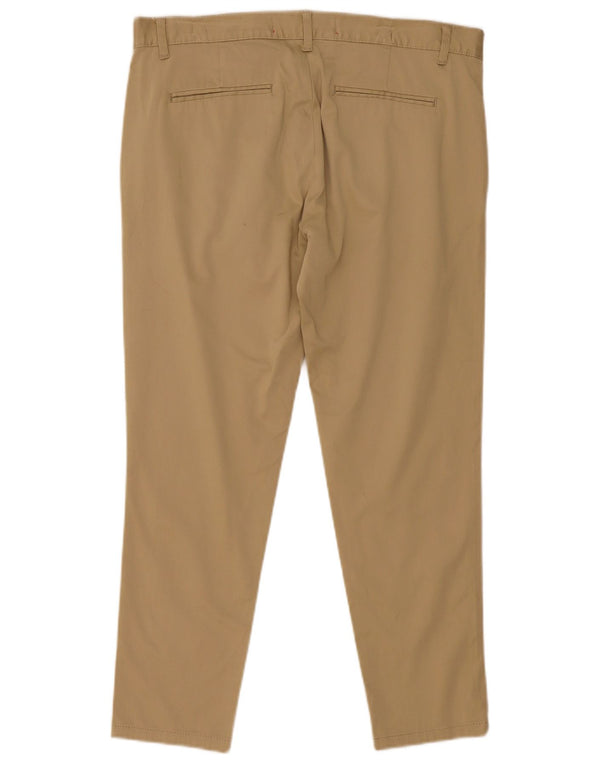 Męskie spodnie chino Zara EU 42 Large W32 L27 Beżowa bawełna