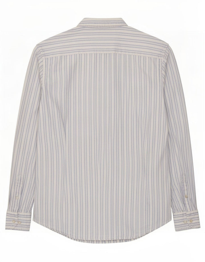 Koszula męska Massimo Dutti, duża, bawełniana w niebieskie paski