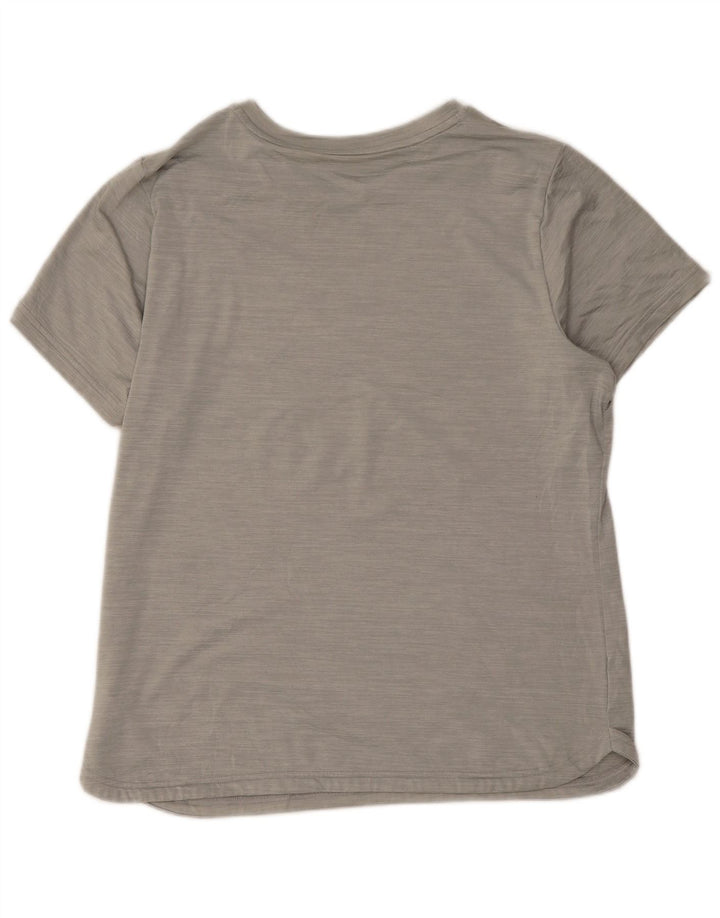 T-shirt męski Puma Top, średni szary, nakrapiany poliester