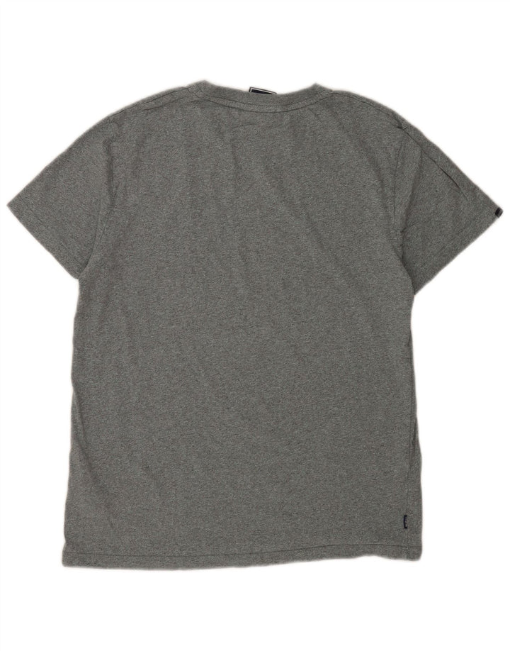 Męski T-shirt Superdry, duży, szary, bawełniany