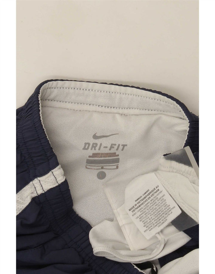 Męskie spodenki sportowe Nike Dri Fit, duży, granatowy, poliestrowy blok kolorów