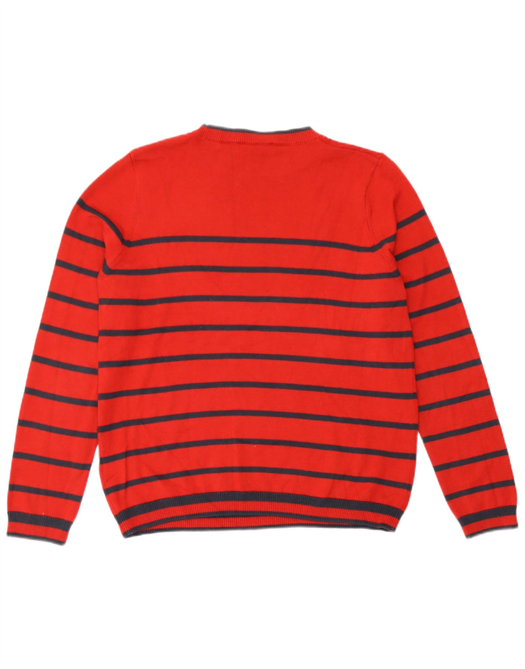 Marks & Spencer Damski sweter z okrągłym dekoltem, UK 14, duże czerwone paski