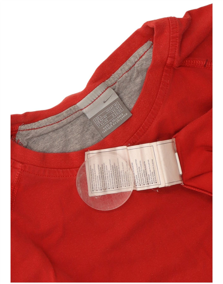 Męska koszulka z kamizelką Nike, UK 42/44, duża czerwona bawełna