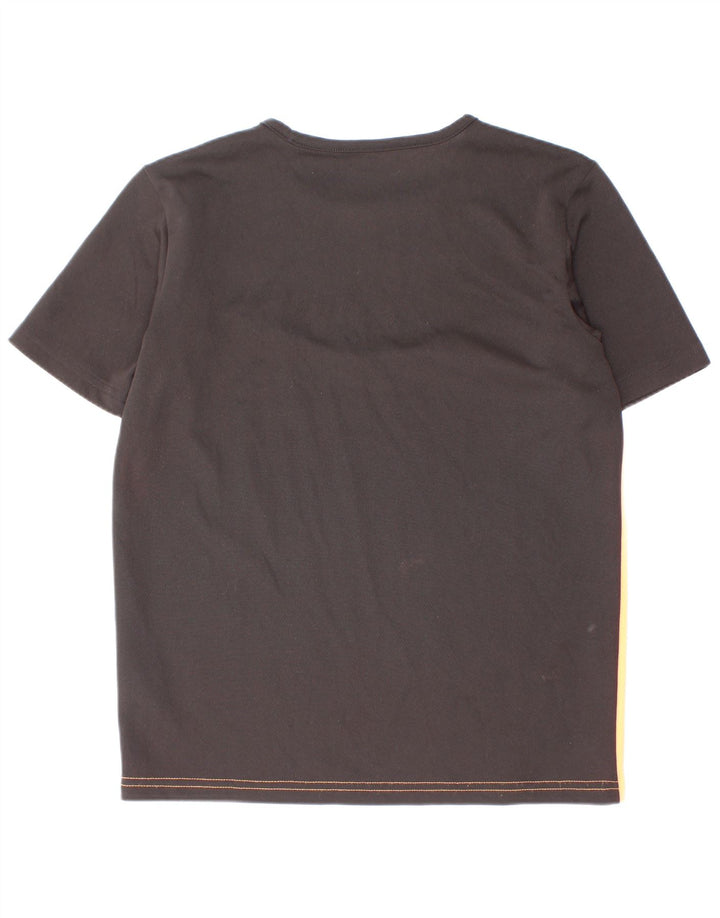 T-shirt chłopięcy Puma 11-12 lat, czarny poliester z blokami kolorów