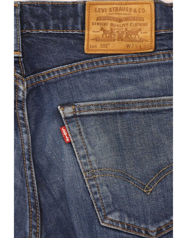Męskie jeansy Levi's 502 Tapered W29 L32 Niebieskie