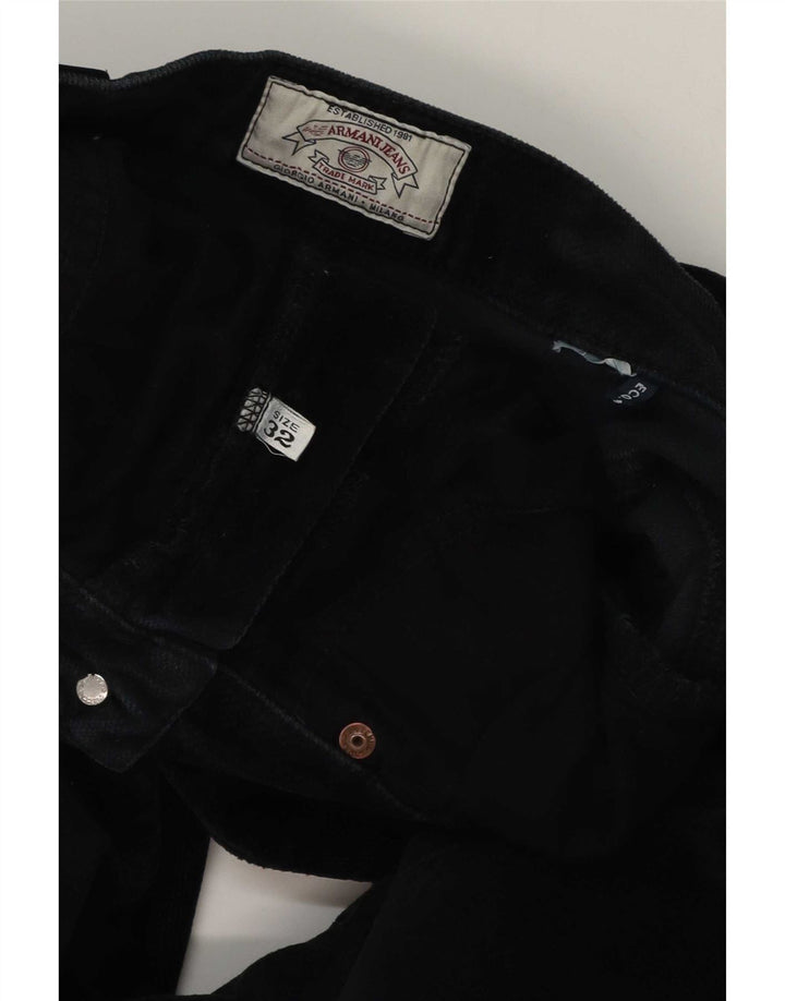 Damskie spodnie typu slim casual Armani W32 L29 czarne