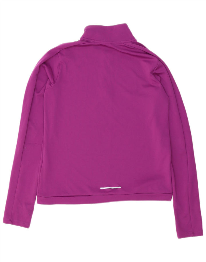 Damski dres Nike Dri Fit z zamkiem błyskawicznym na szyi, UK 10, mały fiolet