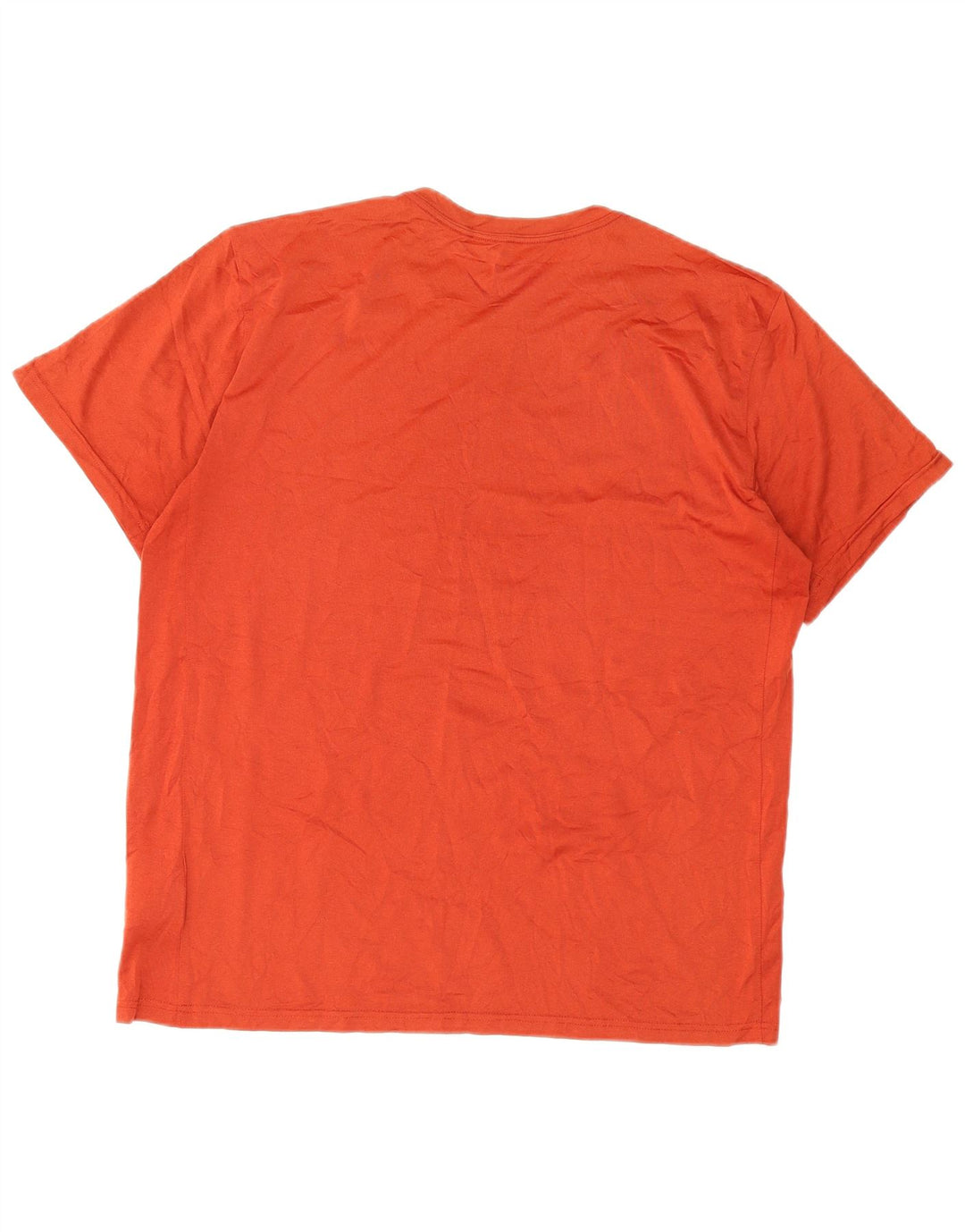 Męski T-shirt NIKE Dri Fit, XL, pomarańczowy, poliester