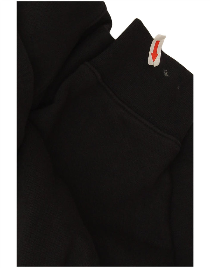 Damska bluza dresowa Nike Crop Oversize UK 14, średnia czarna bawełna