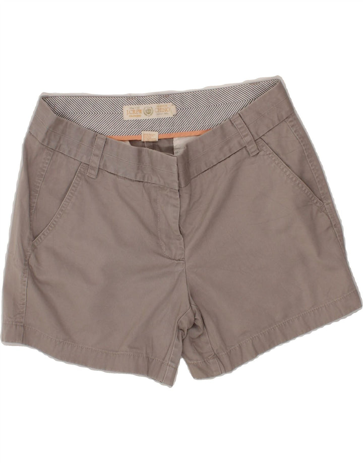J. CREW Womens Classic Fit Chino Shorts US 6 Medium W30 Grey Cotton Vintage J. Crew and Second-Hand J. Crew from Messina Hembry 