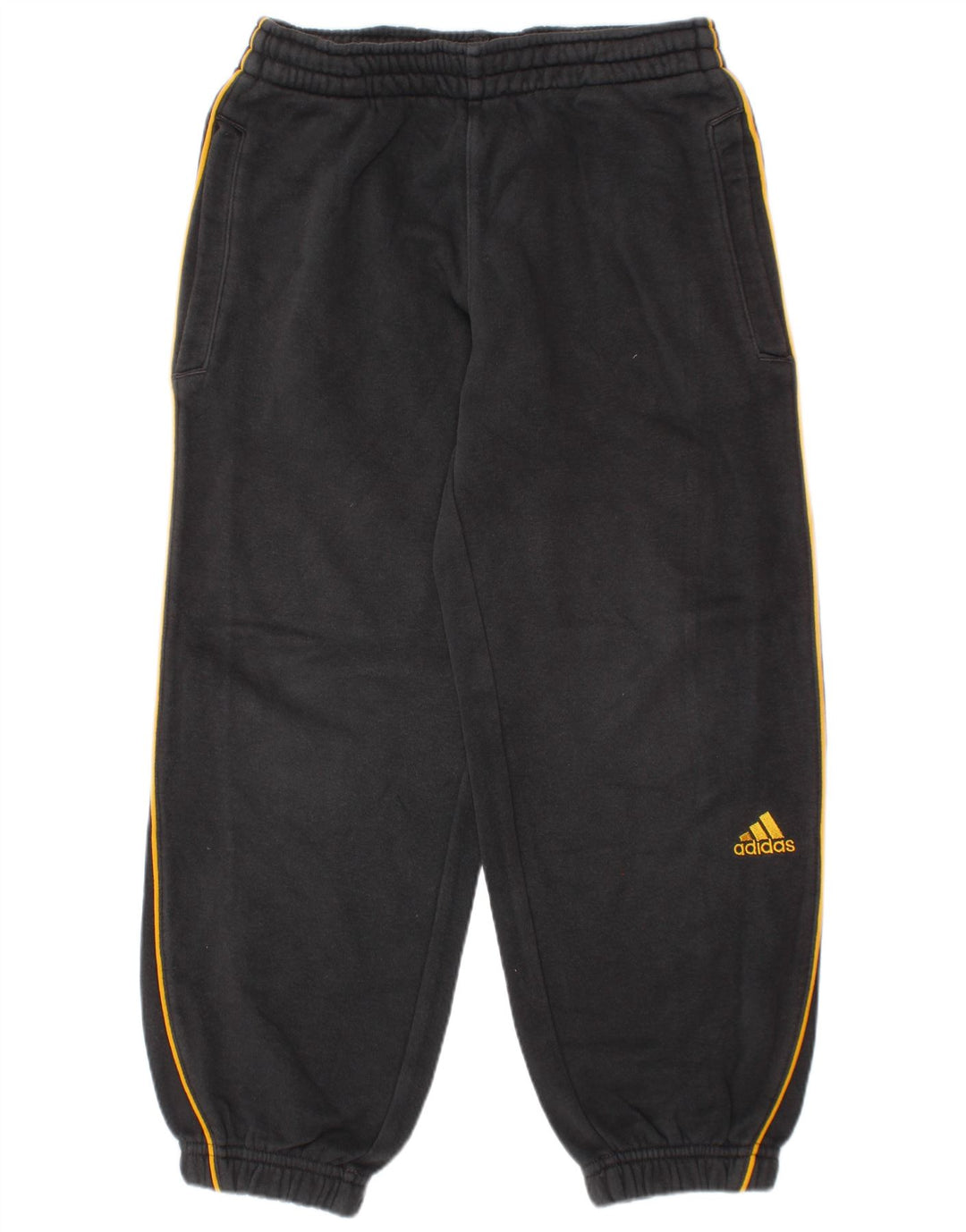 Chłopięce spodnie dresowe ADIDAS Joggers 7-8 lat Szara bawełna