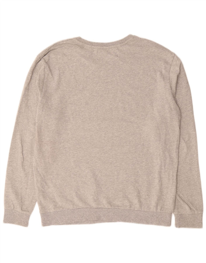 Męska bluza z grafiką Zara XL, szara, bawełniana