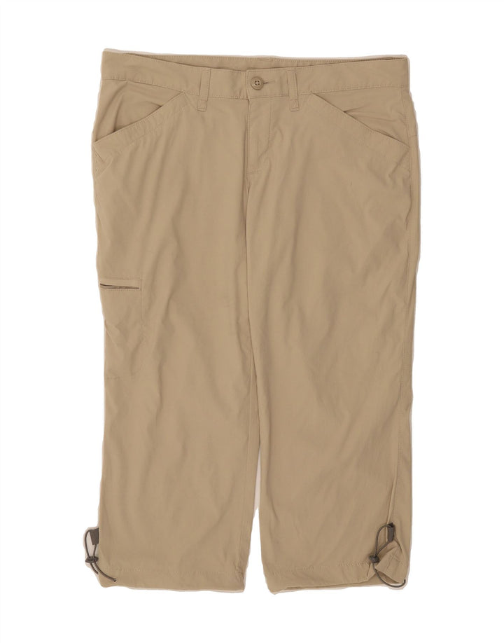 EDDIE BAUER Womens Straight Cargo Capri Trousers US 8 Medium W30 L20 Beige Vintage Eddie Bauer and Second-Hand Eddie Bauer from Messina Hembry 