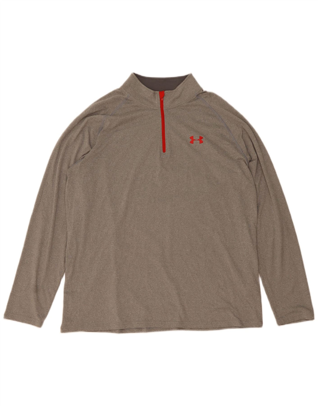 Męski dres Under Armour Heat Gear z zamkiem błyskawicznym i bluzą XL, szary
