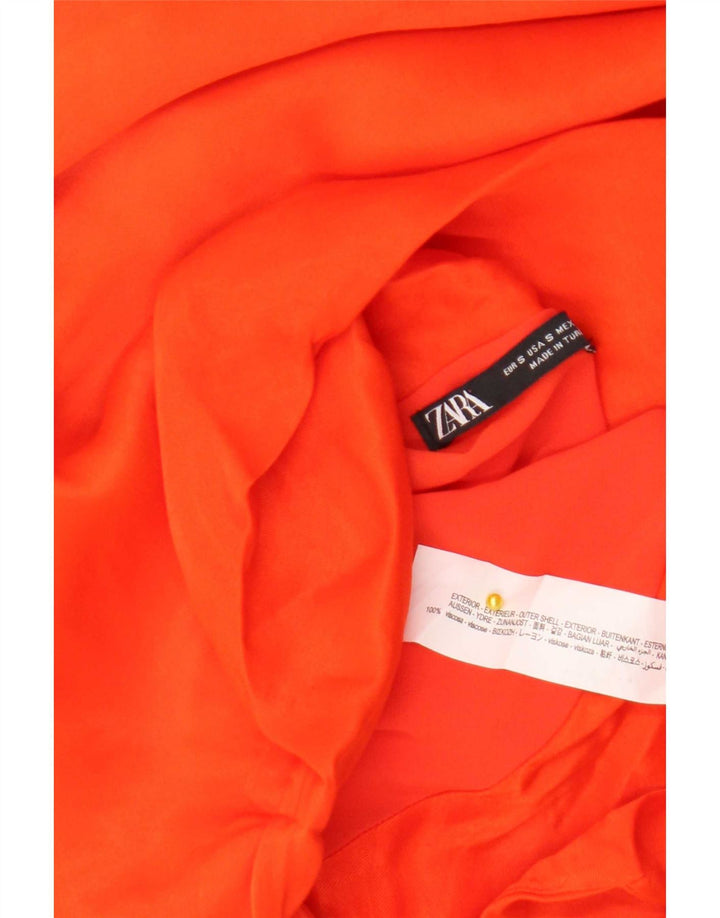 Damski top Zara Halter UK 10 Small Orange Wiskoza