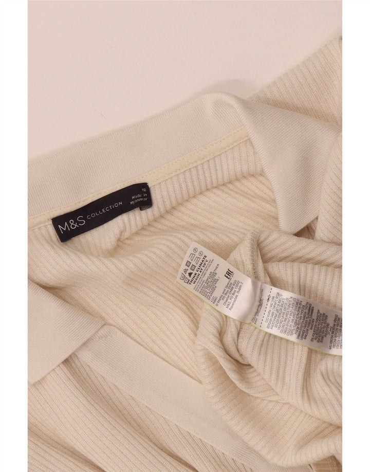 Damska koszulka polo Marks & Spencer UK 12, średni beż, poliester
