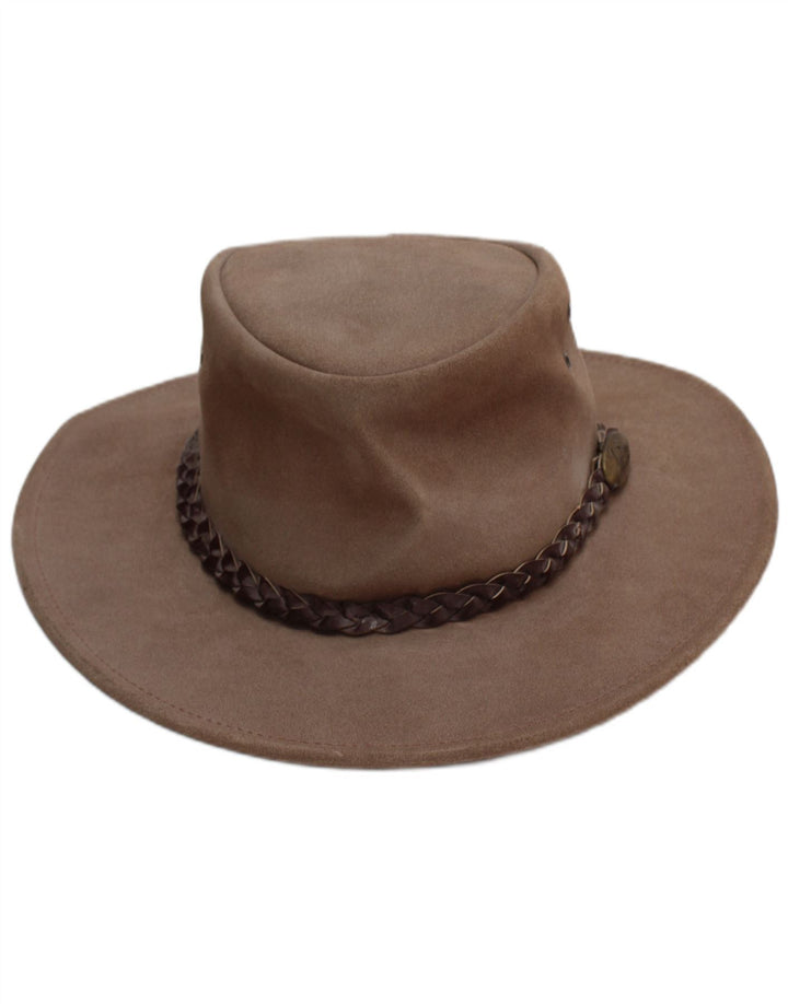 Jacaru Australia Męski zamszowy kapelusz kowbojski, średni/duży, brązowy western