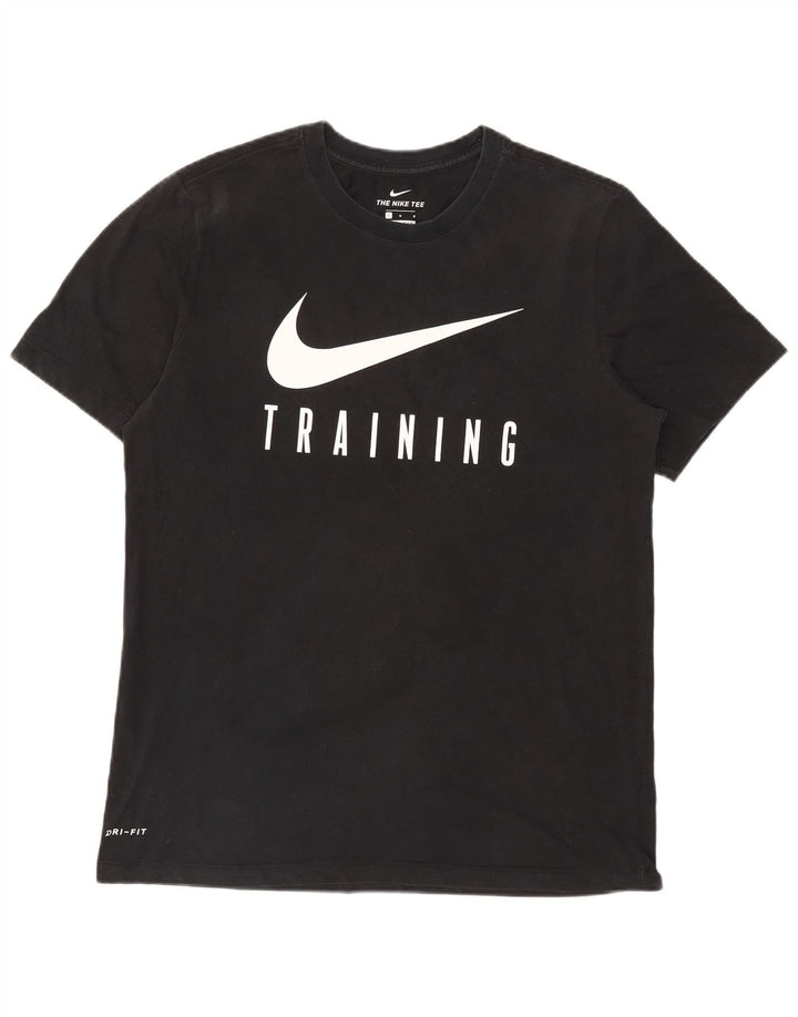 Męski T-shirt Nike Dri Fit z grafiką, duży, czarny