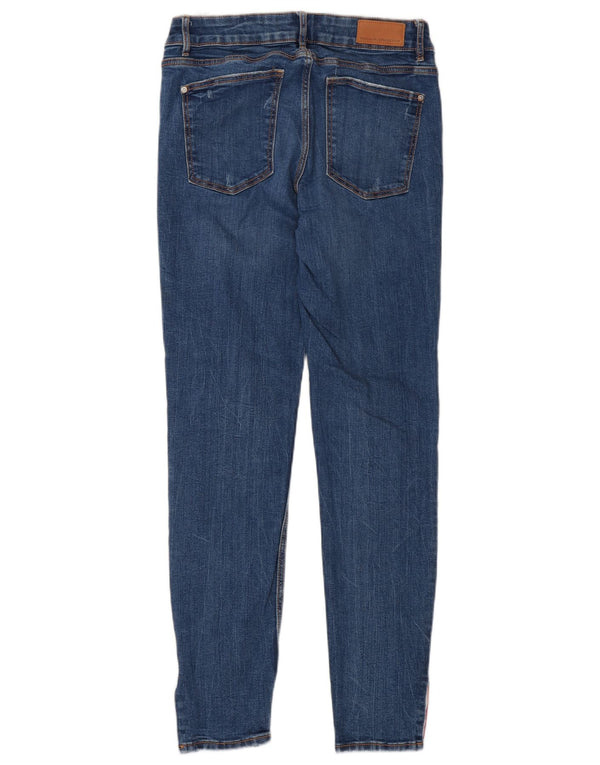 Damskie jeansy Zara Trafaluc Skinny EU 40 Medium W30 L28 Niebieskie