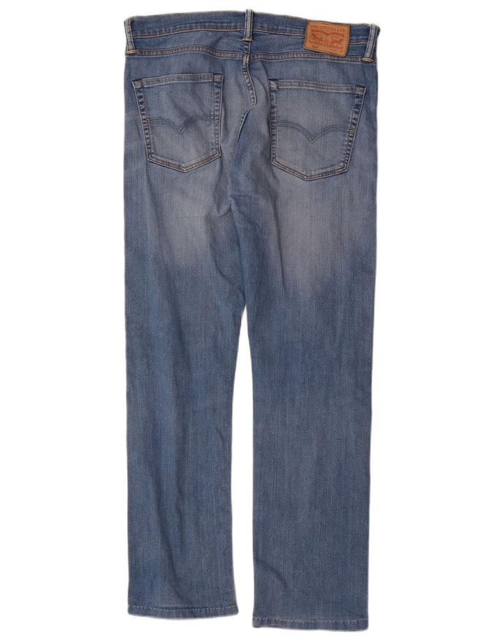 Damskie jeansy Levi's 513 Straight W33 L30 Niebieskie