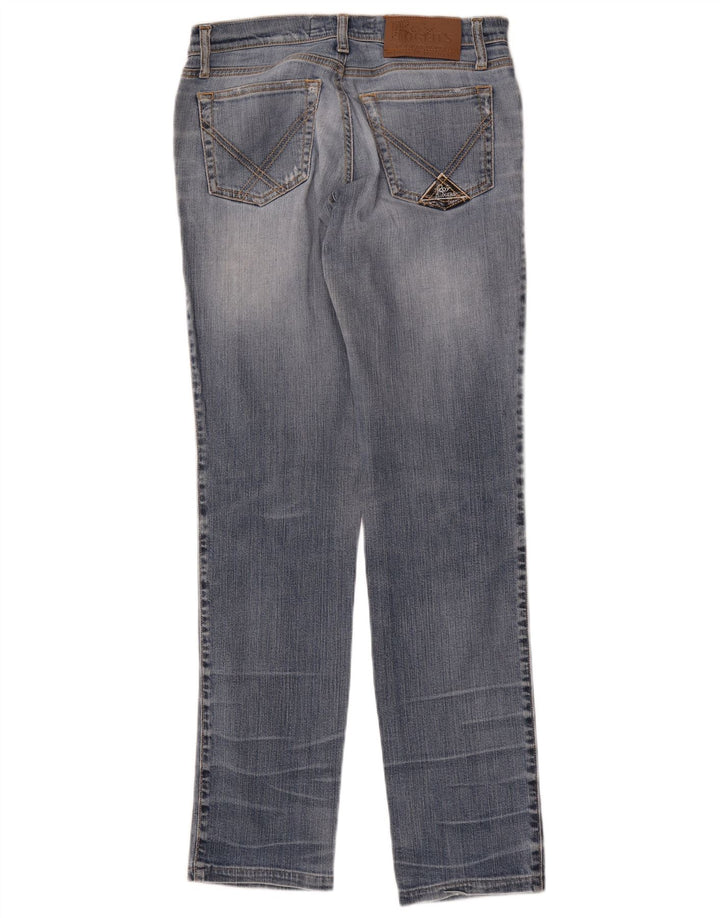 Damskie jeansy slim Roy Rogers W30 L31 niebieskie