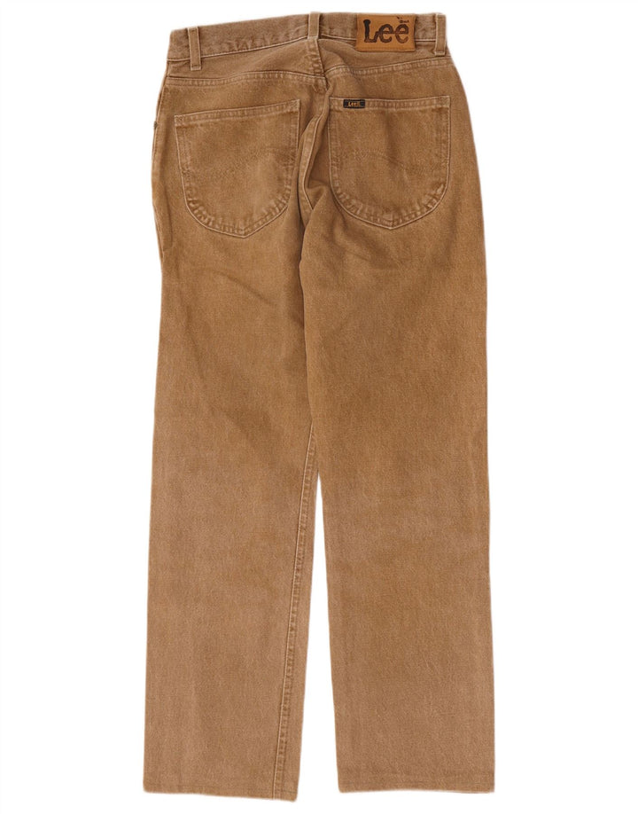 Damskie jeansy Lee Straight W29 L28 Beżowa bawełna